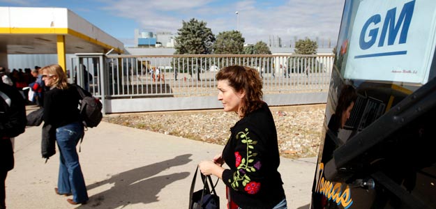 Trabajadores de Opel de Figueruelas