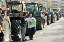 TRACTORADAS Y CONCENTRACIONES SIN INCIDENTES EN PRIMER D&Iacute;A DE PARO AGRARIO