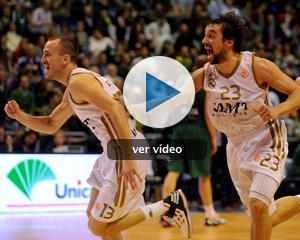 Triunfo in extremis del Real Madrid en casa del Unicaja