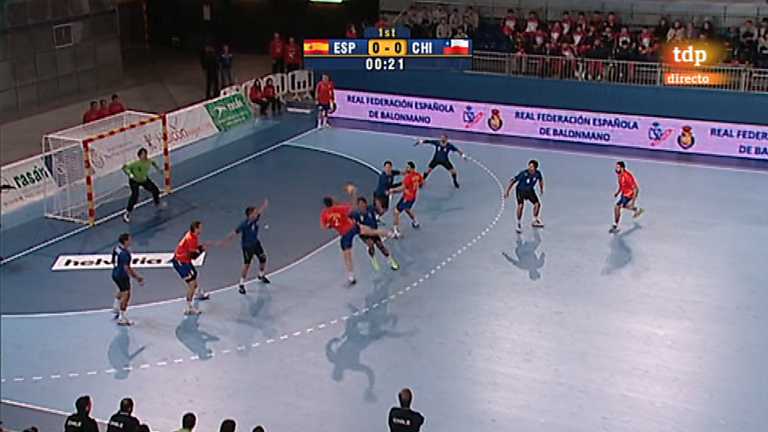 Balonmano - Trofeo Internacional: Espa&ntilde;a-Chile