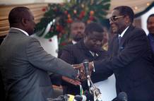 Tsvangirai y Mugabe Tsvangirai y Mugabe