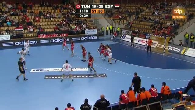Mundial de Balonmano: T&uacute;nez 23-27 Egipto - 17/01/11