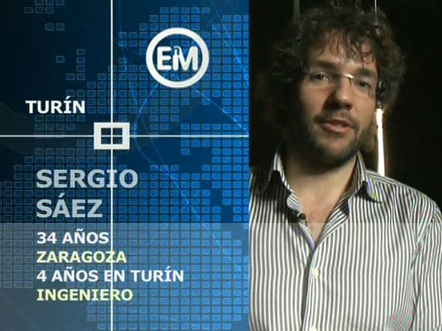 Espa&ntilde;oles en el mundo - Tur&iacute;n - Sergio