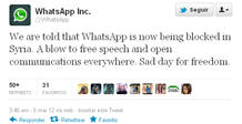 Los responsables de WhatsApp han denunciado en Twitter que su servicio no funciona en el pa&iacute;s