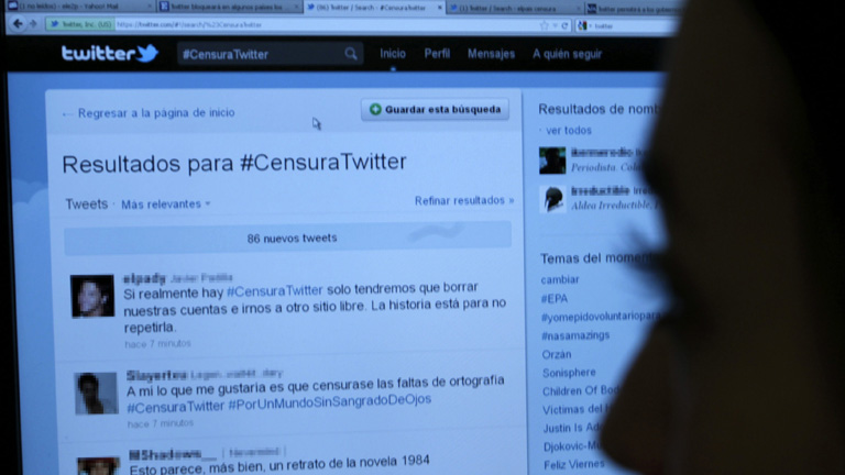 Twitter bloquear� mensajes en algunos pa�ses