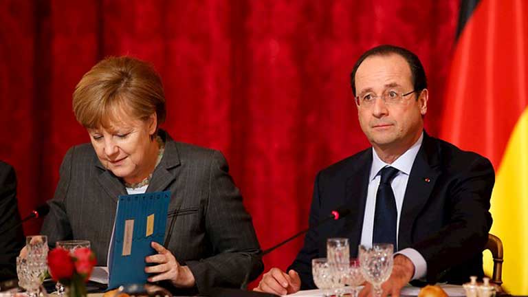 París y Berlín amenazan con sanciones europeas si sigue la violencia en Kiev