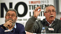 Ir al Video&nbsp;UGT y CC.OO. apoyan a Madrid 2020
