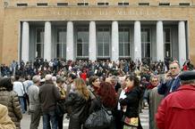 UGT Y CCOO MOVILIZAN A MILES DE PERSONAS CONTRA "LA PERSECUCI&Oacute;N" A GARZ&Oacute;N