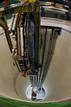 The last element of the ATLAS experiment is lowered into the cave at the CERN in Meyrin near Geneva