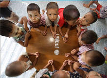Unicef en Myanmar tras el cicl&oacute;n Nargis