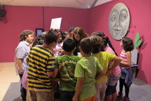 Uno de los talleres infantiles de la Feria del Libro de Madrid