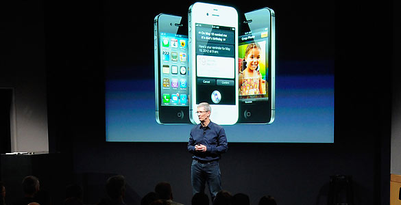 Tim Cook, sustituto de Steve Jobs al frente de Apple, fue el encargado de presentar el iPhone 4S