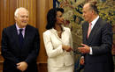 US Secretary of State Rice talks with Spains King Juan Carlos in Madrid