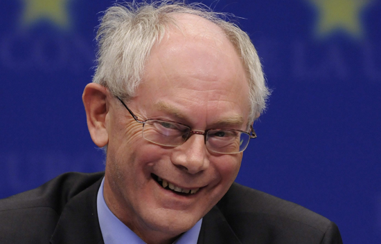 Herman Van Rompuy, primer presidente de la Uni&oacute;n Europea.