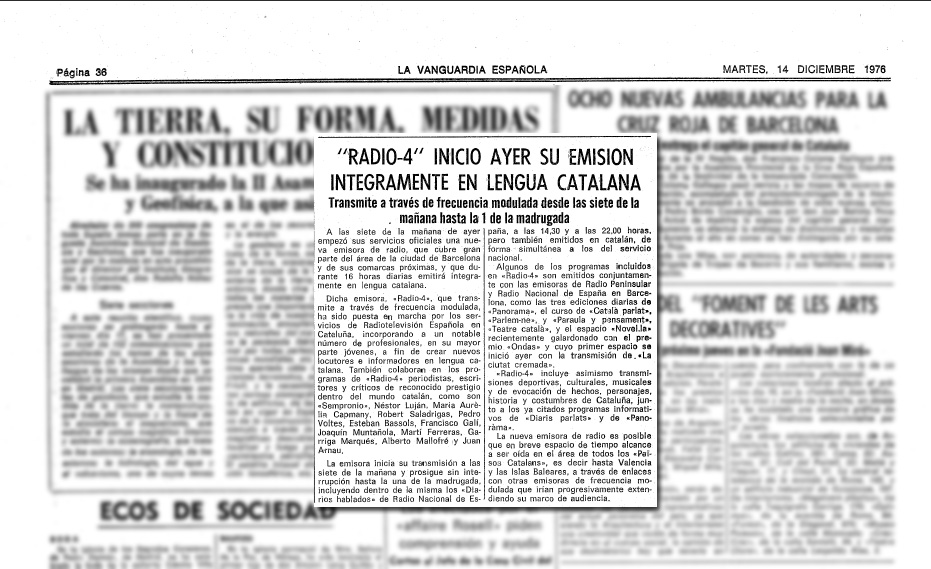La Vanguardia 14/12/76