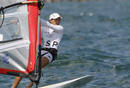 La regatista espa&ntilde;ola Marina Alabau permanece quinta en la regata mujeres RS:X.