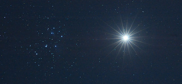 VENUS TRANSITARÁ EL RACIMO DE ESTRELLAS PLÉYADES VENUS TRANSITARÁ EL RACIMO DE ESTRELLAS PLÉYADES