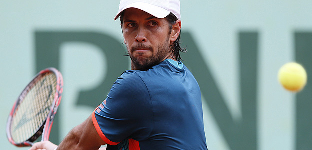 Verdasco devuelve la bola a Seppi.