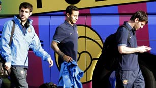 Ver v&iacute;deo  'Viaje anticipado del Bar&ccedil;a a Londres'