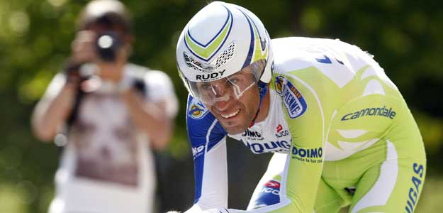 Vicenzo Nibali en la contrarreloj de Salamanca
