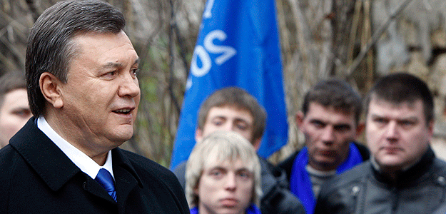 El ganador de las elecciones, Viktor Yan&uacute;kovich.