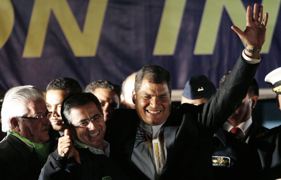 Victoria arrolladora de Rafael Correa en las legislativas de Ecuador