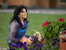 Victoria en el jard&iacute;n
