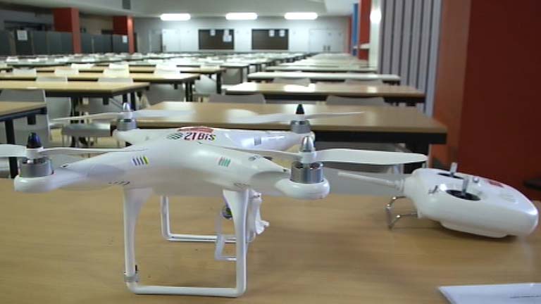 Estudiantes belgas publican un vídeo sobre un drone para ver como se propaga por internet