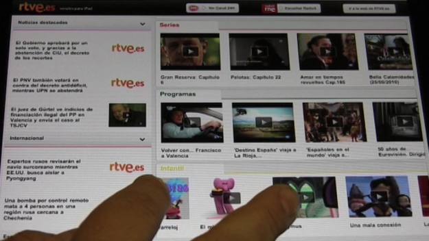 Ver v&iacute;deo  'V&iacute;deo y TV en el iPad'