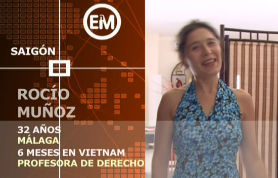 Espa&ntilde;oles en el mundo - Vietnam - Roc&iacute;o
