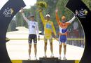 As&iacute; queda el podio de la 97&ordf; edici&oacute;n del Tour de Francia: Alberto Contador, Andy Schleck y Denis Menchov