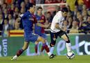 El Valencia-Barcelona era el duelo entre los m&aacute;ximos goleadores de la Liga, Etoo y Villa.