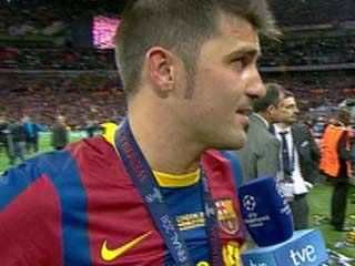 Ver v&iacute;deo  'Villa: "Se lo dedico al hijo de Pepe Reina"'