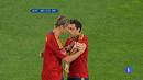 Ir al Video&nbsp;Villa, feliz con su regreso, y Torres, con sus 100 partidos 'de rojo'