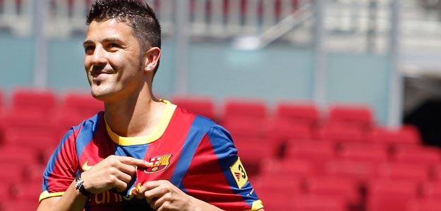 Villa apunta al escudo del Bar&ccedil;a, el equipo con el que quiere completar su palmar&eacute;s