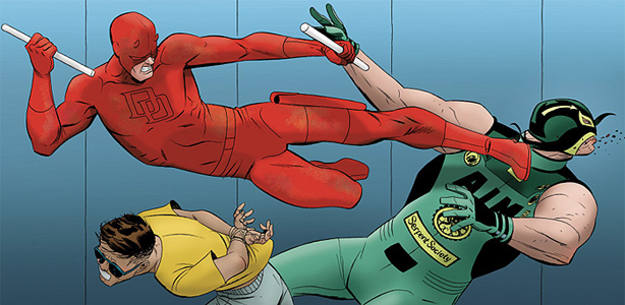 Vi&ntilde;eta de 'Daredevil', de Mark Waid y Marcos Mart&iacute;n