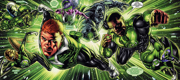 Vi&ntilde;eta de 'Green Lantern Corps', de Peter J. Tomasi y Fernando Pasar&iacute;n