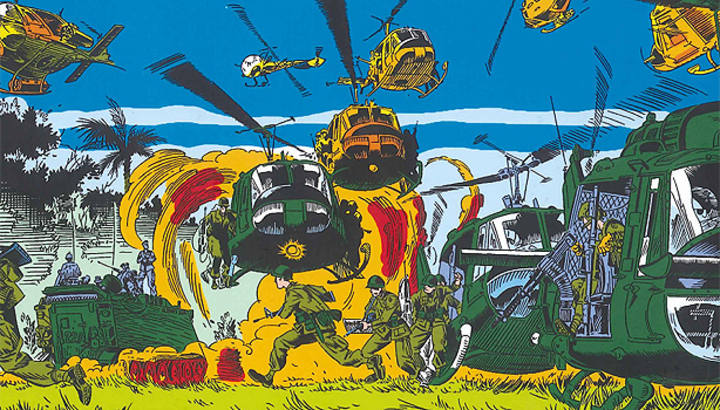 Vi&ntilde;eta de 'The Nam', de Doug Murray y Michael Golden