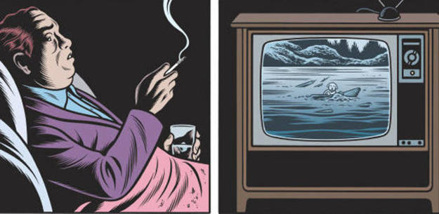 Vi&ntilde;eta de 'T&oacute;xico', de Charles Burns