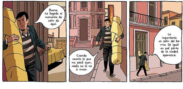 Vi&ntilde;etas de 'Las calles de arena' de Paco Roca