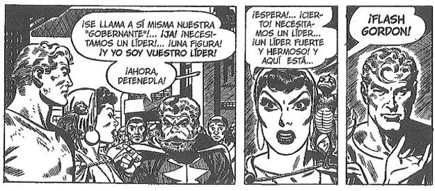 Vi&ntilde;etas de 'Flash Gordon' de Dan Barry y Harvey Kurtzman