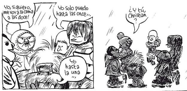 Vi&ntilde;etas de 'El peque&ntilde;o Christian' de Blutch