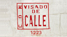 Con visado de calle