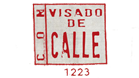 Con visado de calle