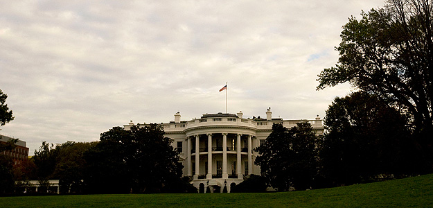 Vista de la Casa Blanca deste South Lawn