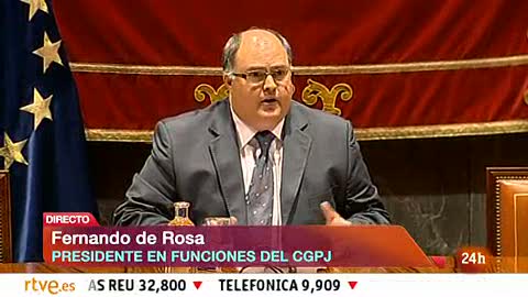 Ver v&iacute;deo  'Los vocales del CGPJ reconocen a D&iacute;var el "trabajo realizado"'