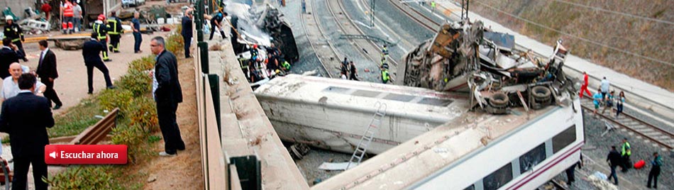 Las voces e imágenes de la tragedica del tren de Santiago de Compostela