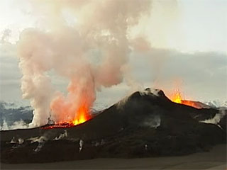 Ver v&iacute;deo  'Volc&aacute;n en erupci&oacute;n en Islandia'