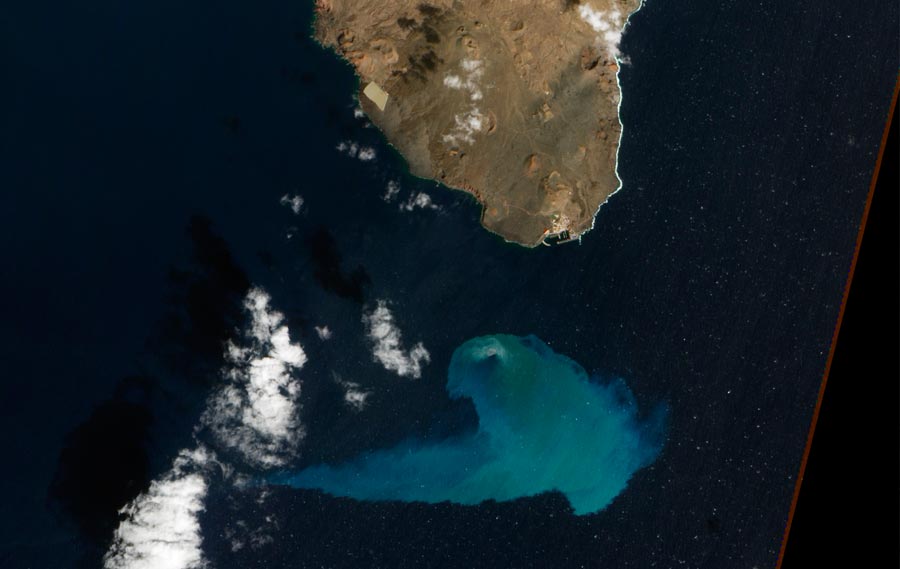 Volcán submarino de El Hierro