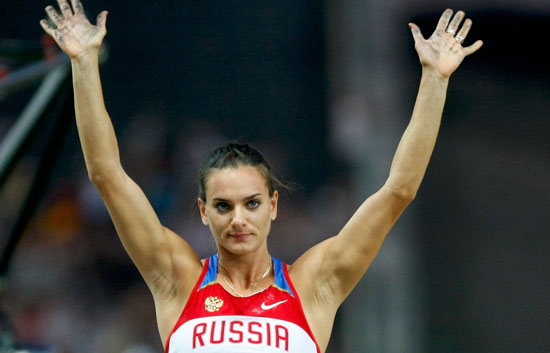 &iquest;Cu&aacute;ntas volteretas laterales puede hacer Isinbayeva?